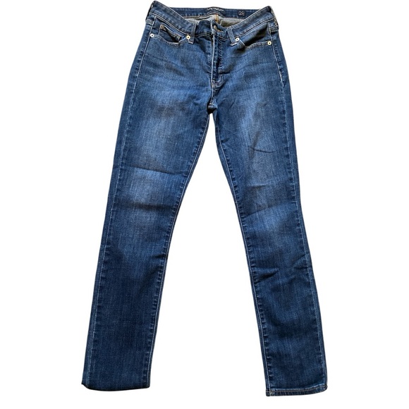 Lucky 🍀 Brand Mid rise skinny Hayden size 4/27 Women's Blue Jeans - Picture 1 of 9